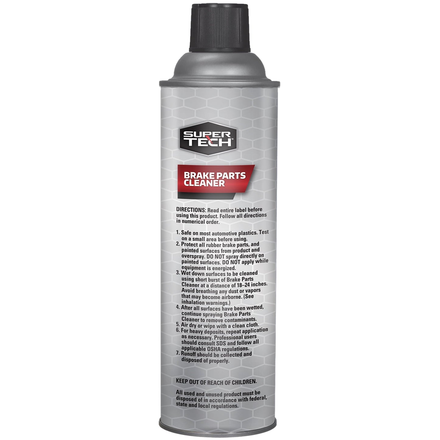 Versatile Super Tech Non-Chlorinated Brake Cleaner, 14 oz (0.906 lb)