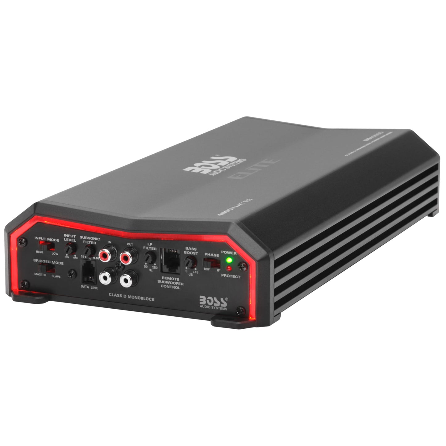 Classic BOSS Audio Systems BE4000D Elite Series Car Audio Amplifier - 4000 High Output, Class D, Monoblock, 1/8 Ohm, High/Low Level Inputs, Low Pass Crossover, Hook Up To Stereo and Subwoofer