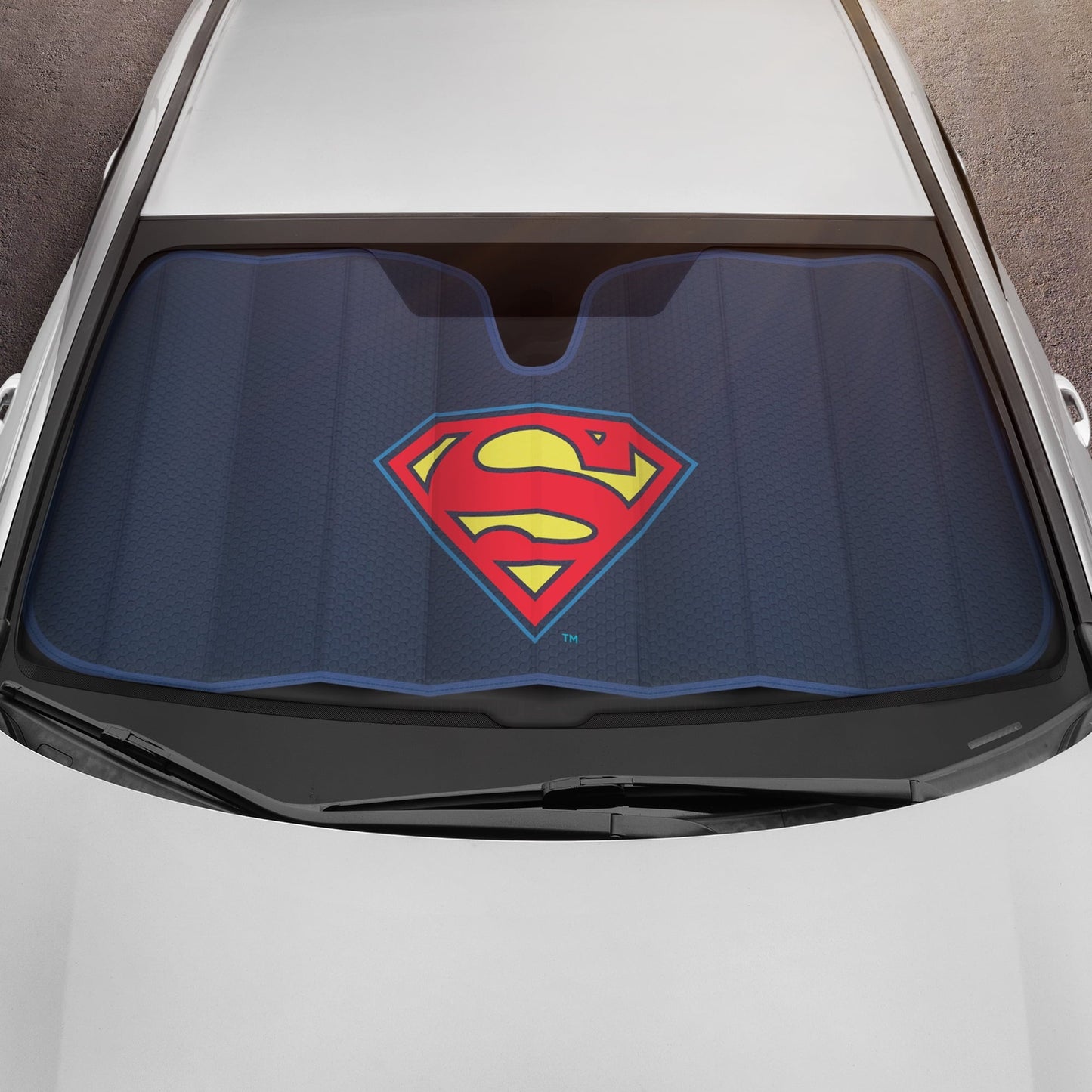 Versatile BDK New Superman 2022 Blue Windshield Sunshade Auto Shade for Car Truck & SUV