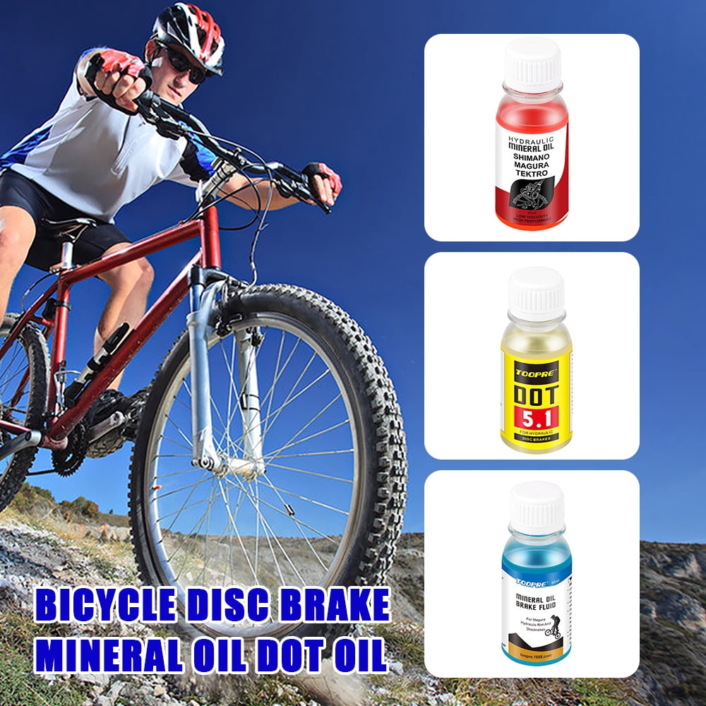 Classic Bicycle Disc Brake Mineral Oil 60Ml Redbicycle Brake Oil Anti-Dry Smooth Mountain Bike Hydraulic Oil Cycling Equipment