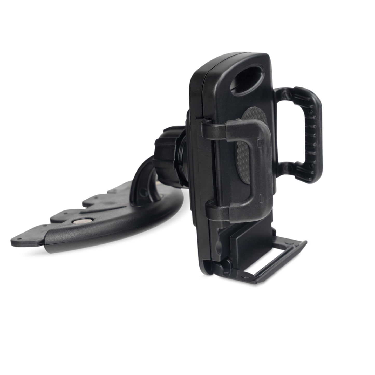 Classic Premier CD Slot Phone Mount and Holder with Expandable Grip for all Mobile Devices, Black