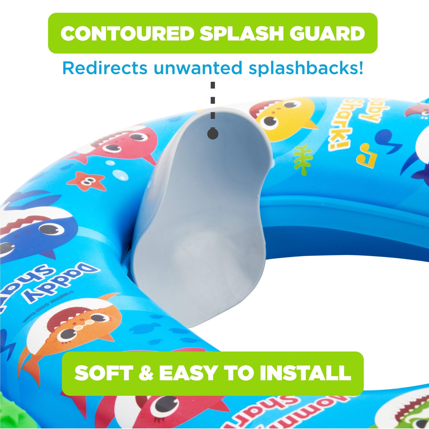 Versatile Baby Shark "Fintastic" Deluxe Potty Seat with Sound