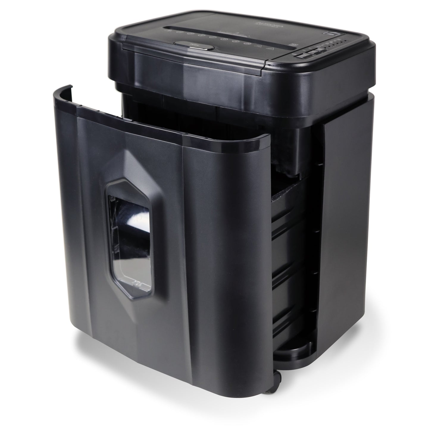 Versatile Aurora GB 120-Sheet Auto Feed Micro-Cut Paper Shredder with Pullout Basket