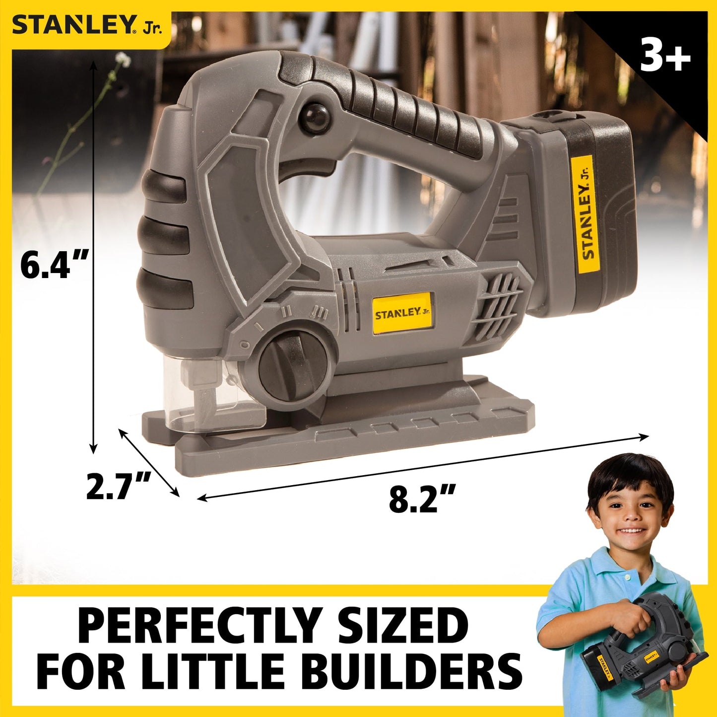 Versatile STANLEY Jr Jigsaw Toy â Carpentry Role Play For Kids â Enhance Hand And Eye Coordination â Power Tool