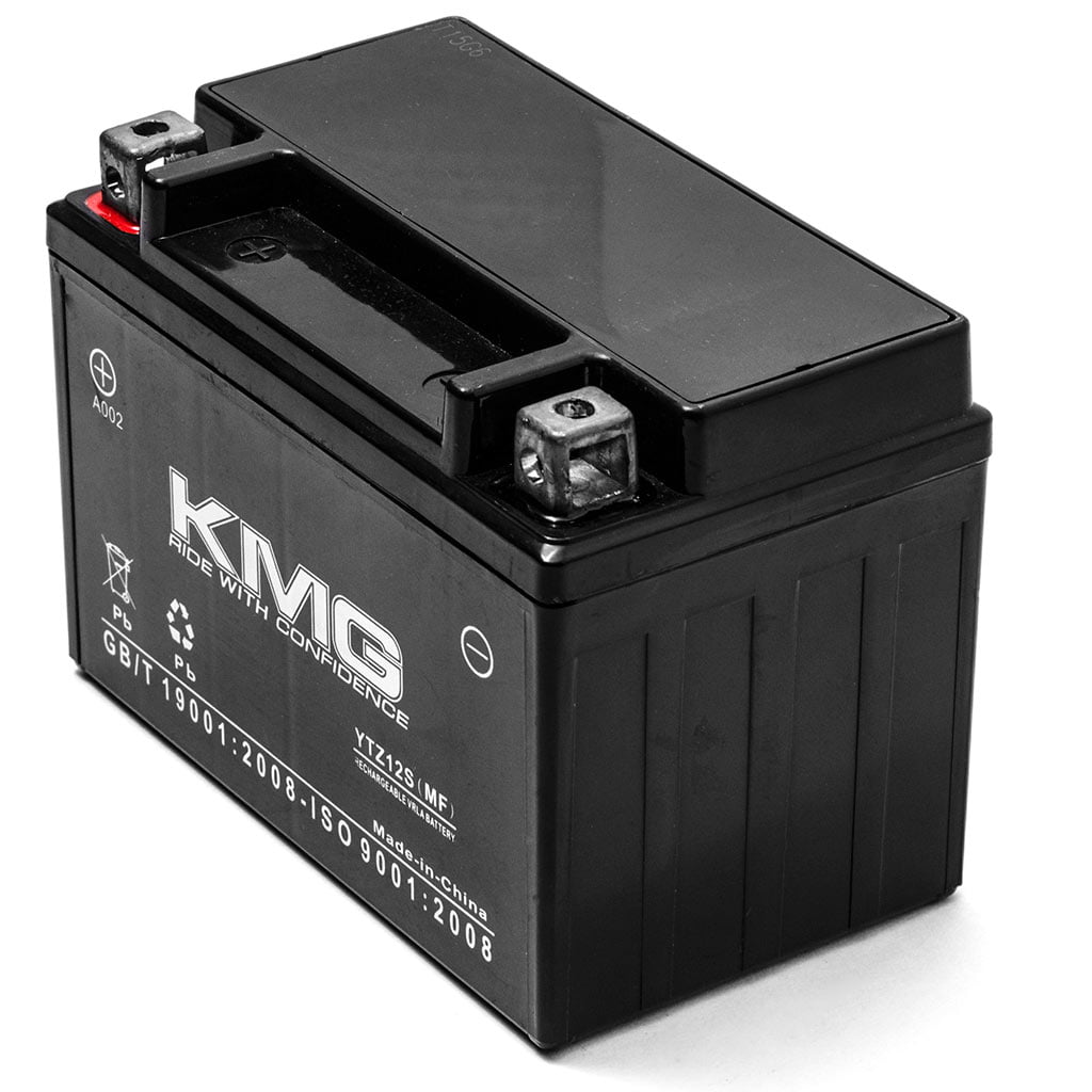 Classic KMG 12V Battery Compatible with Honda VT750C, CA, C2 2004-2008 Replacement Battery YTZ12S Sealed Maintenance Free Battery High Performance 12V SMF Replacement Powersport Battery