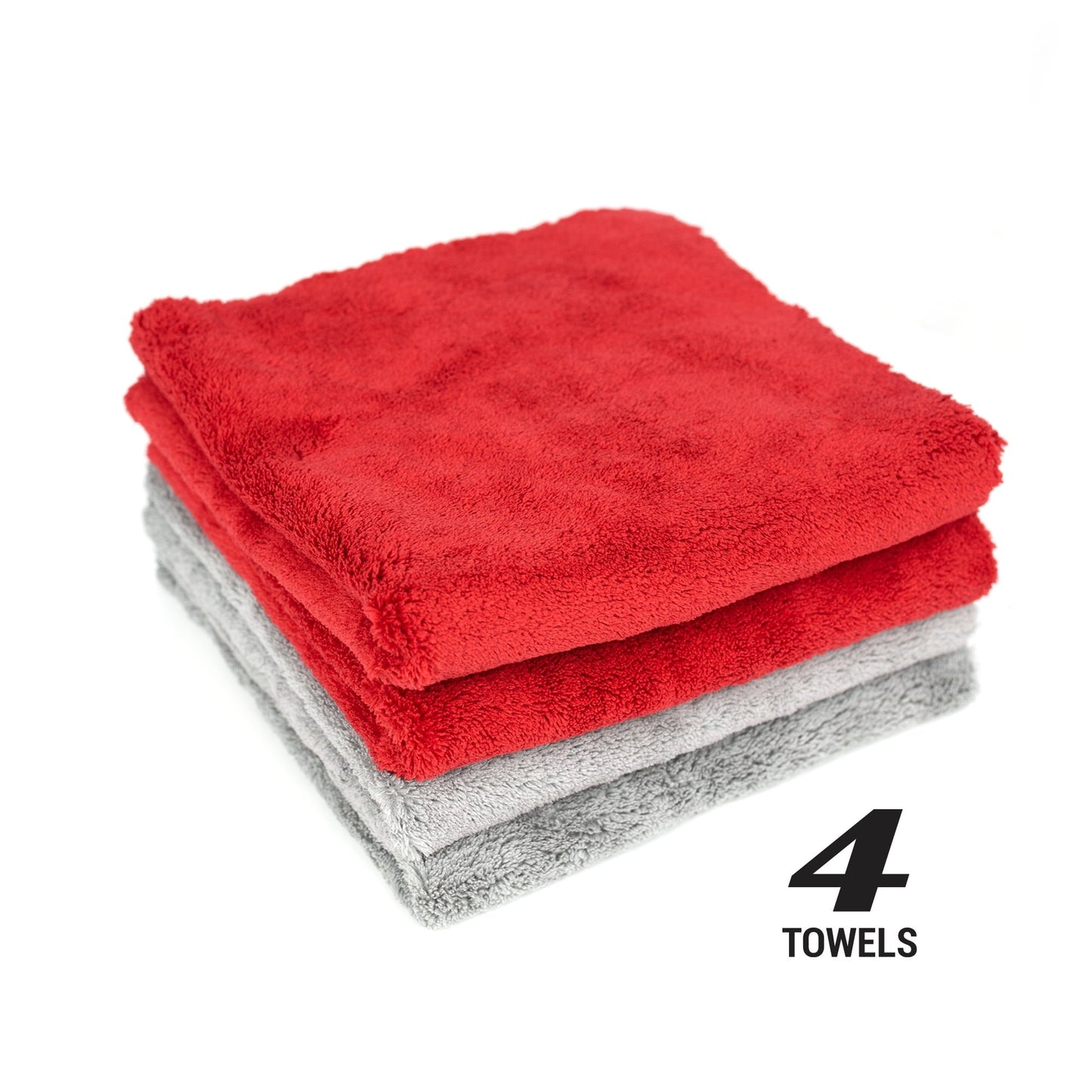 Versatile Platinum Series Final Finish Multi-Purpose Microfiber Towel, 4 Pack