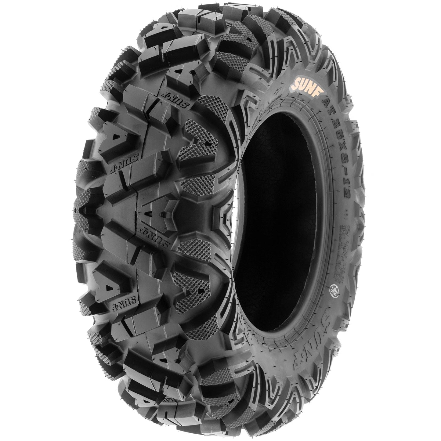 Classic SunF All Terrain ATV UTV Tires 26x8-12 & 26x11-12 6 PR A033 (Complete Full Set of 4)