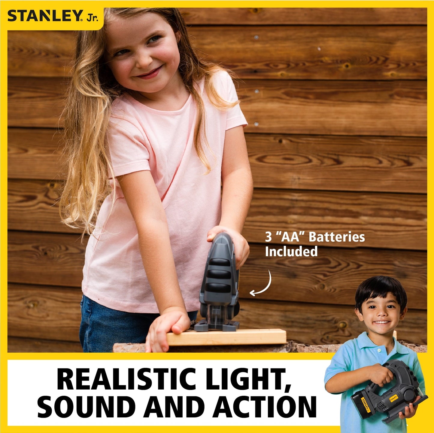 Versatile STANLEY Jr Jigsaw Toy â Carpentry Role Play For Kids â Enhance Hand And Eye Coordination â Power Tool