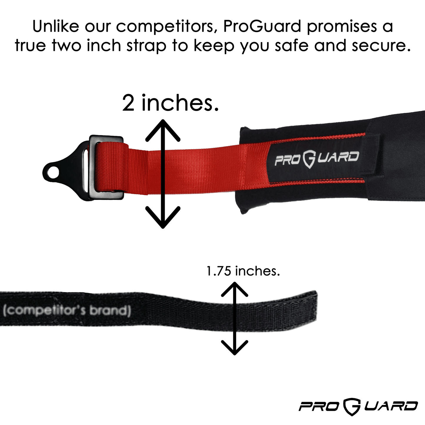 Classic ProGuard Red 5 Point Harness 2" Straps for Off Road Vehicle, ATV, UTV, Go Kart, Buggy, Side by Side, & Rock Bouncer