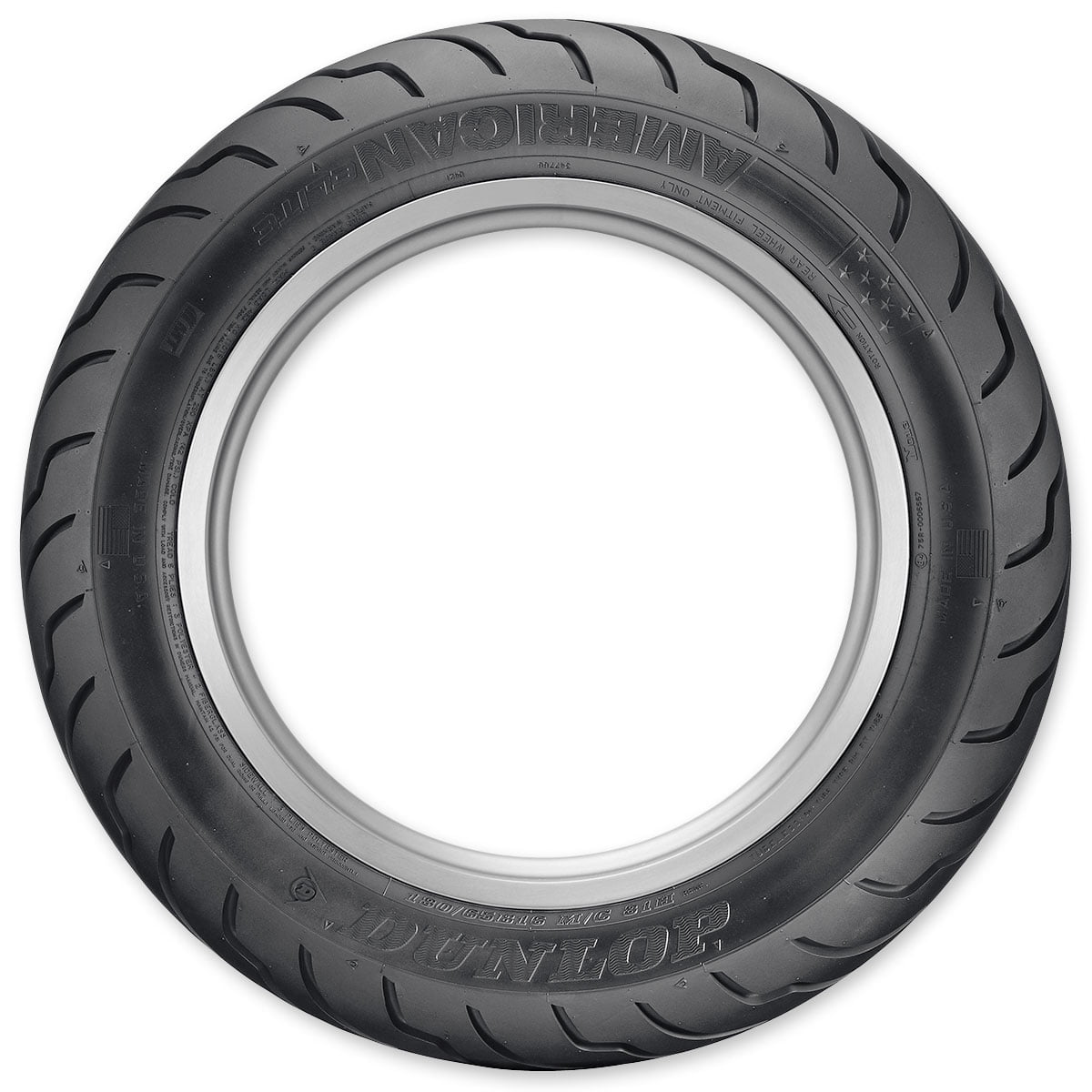 Classic Dunlop American Elite Rear Motorcycle Tire 180/65B-16 (81H) Black Wall