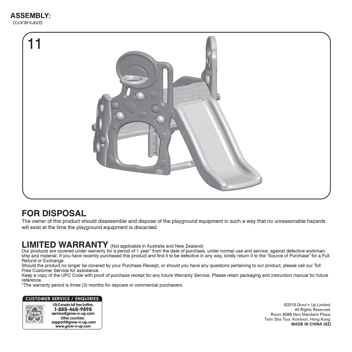 Versatile Grow'n up Lil Adventurers Climb & Play Slide for Toddlers Ages 1.5 Years to 4 Years Use Indoor or Outdoor