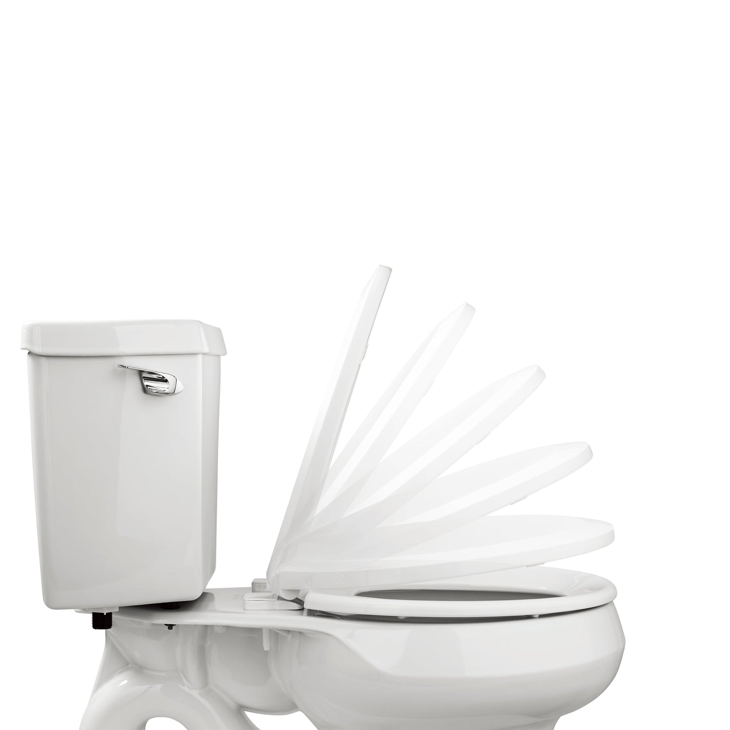 Versatile Mainstays Pp Elongated Toilet Seat W/t Child Seat