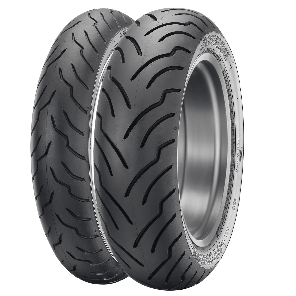 Classic Dunlop American Elite Rear Motorcycle Tire 180/65B-16 (81H) Black Wall