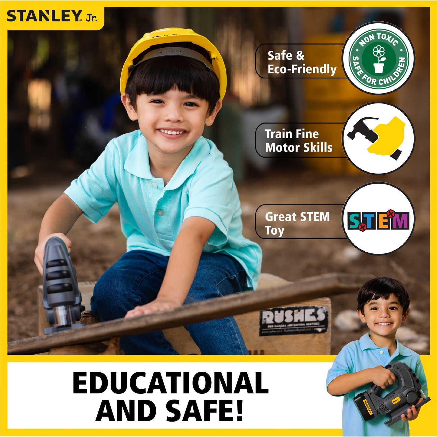 Versatile STANLEY Jr Jigsaw Toy â Carpentry Role Play For Kids â Enhance Hand And Eye Coordination â Power Tool