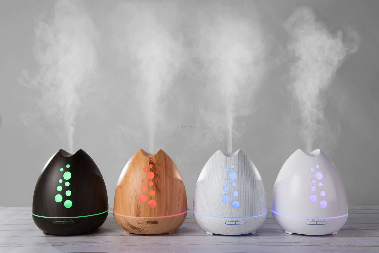 Versatile TGE Unique 400ML Essential Oil Diffuser Humidifier Bluetooth Music Speaker with Remote 7 Color LED Lights Auto Shut-off