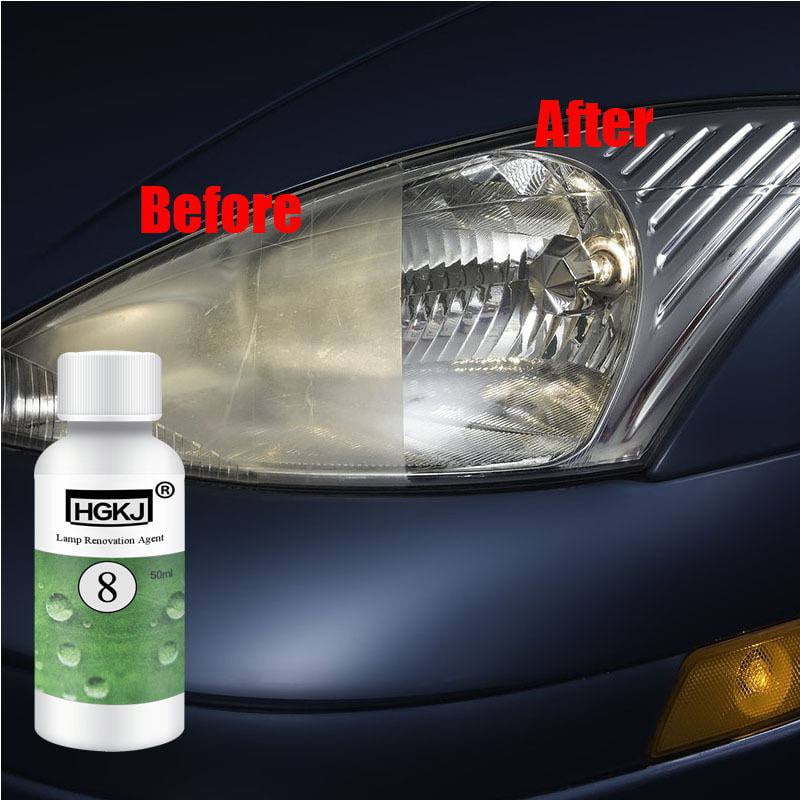 Classic HGKJ-8 Car Lens Restoration Kit Headlight Brightening Headlight Repair 20ML