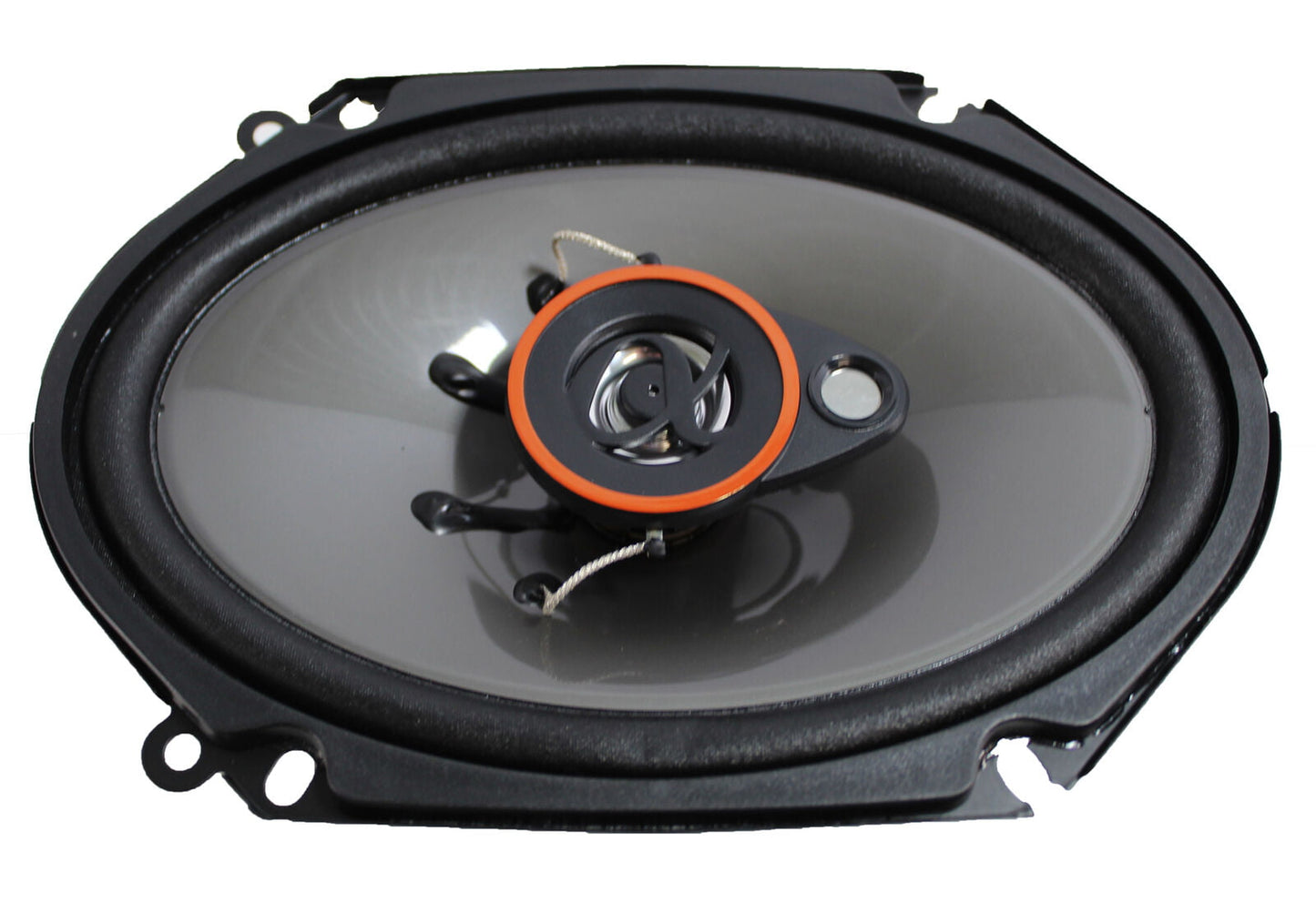 Versatile Two Pair of Alphasonik 6x8" 1400W 4 Ohm 3-Way Coaxial Speaker System AS268P