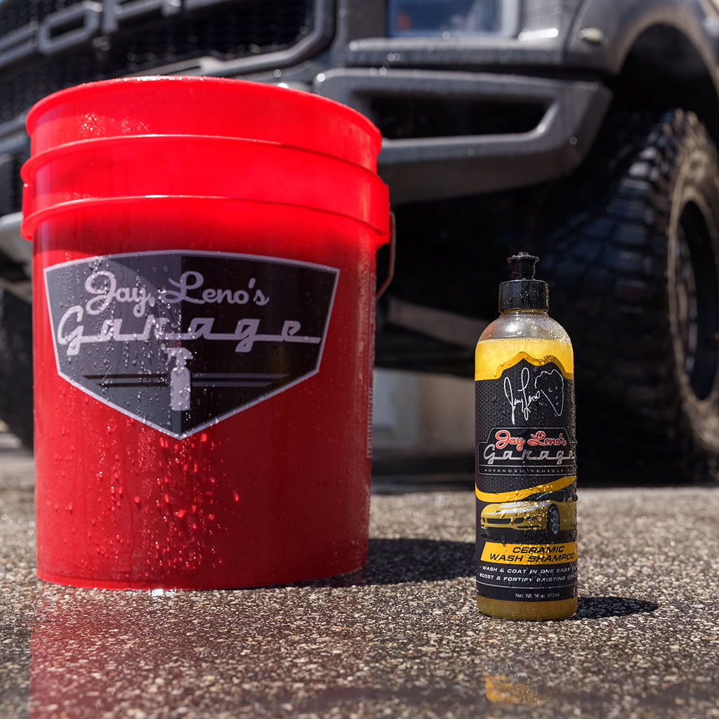 Versatile Jay Leno's Garage Ceramic Car Wash Shampoo (16 oz) - Clean, Protect & Boosts Car Paint