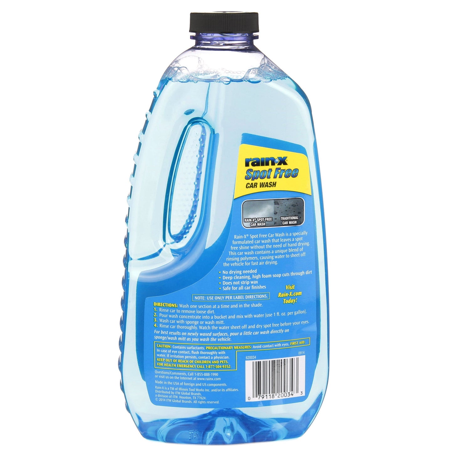 Classic Rain-x Spot-Free Car Wash, 48 oz - 620073W