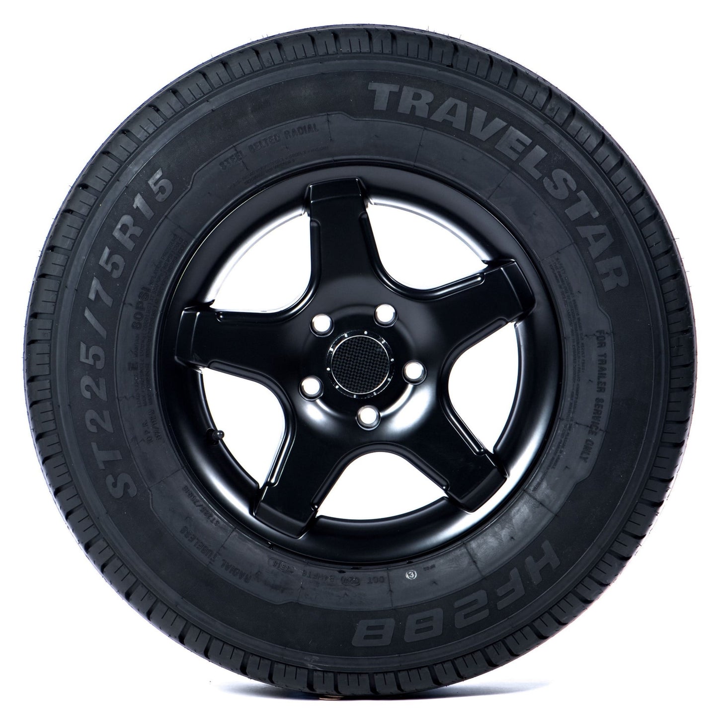 Classic Travelstar HF288 ST205/75R15 8 Ply 107M Load Range D Radial Trailer Tire - ST 205/75/15 205/75R15 (Tire Only)